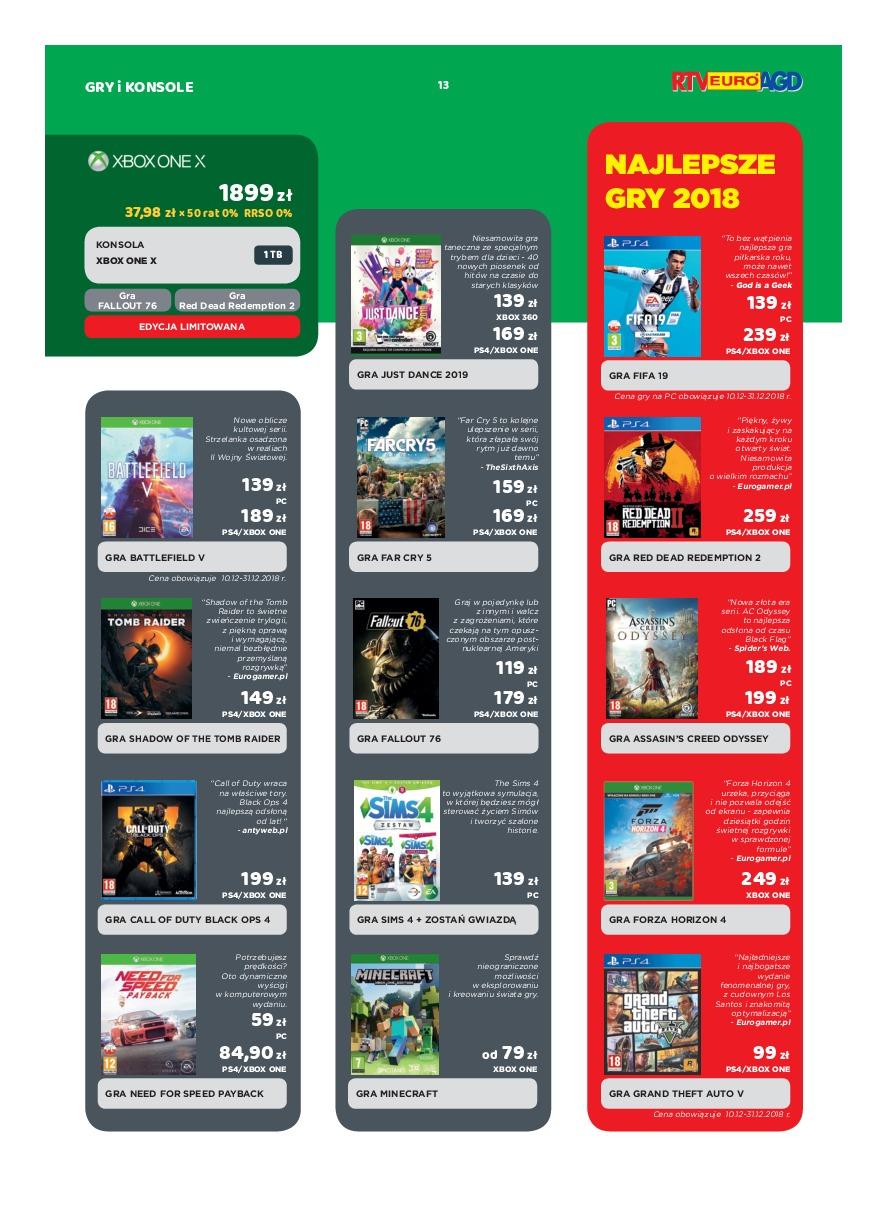 Gazetka promocyjna RTV Euro AGD str. 13