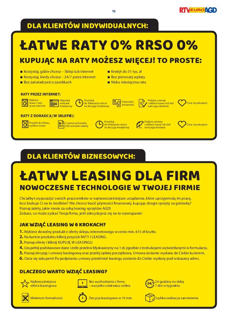 Gazetka promocyjna RTV Euro AGD str. 13