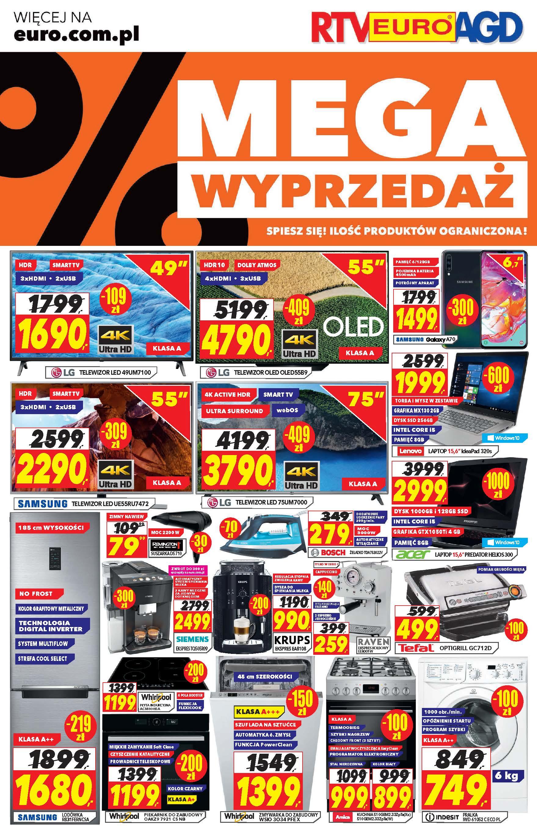 Gazetka promocyjna RTV Euro AGD str. 1